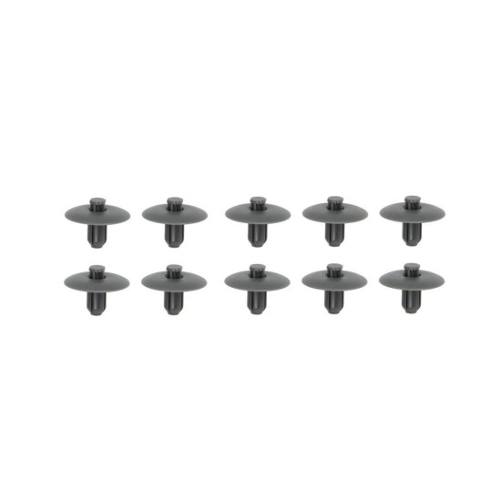 TOURMAX MOUNTING PINS FOR PLASTIC (DEPTH 15MM, THICKNESS 6MM, HEAD WIDTH 20MM, TOTAL LENGTH 15MM) (10 PCS) (MADE IN JAPA
