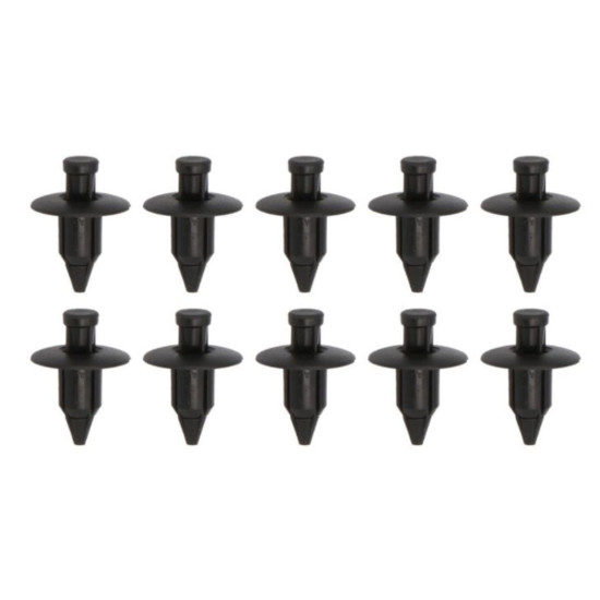 TOURMAX MOUNTING PINS FOR PLASTIC (DEPTH 19MM, THICKNESS 7MM, HEAD WIDTH 15MM, TOTAL LENGTH 20.5MM) (10 PCS) (OEM KAWASA
