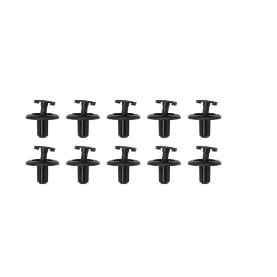 TOURMAX MOUNTING PINS FOR PLASTIC (DEPTH 13MM, THICKNESS 7MM, HEAD WIDTH 15MM, TOTAL LENGTH 15.8MM) (10 PCS) (MADE IN JA