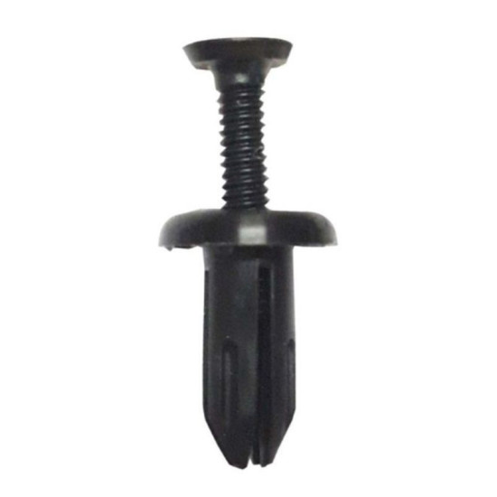 TOURMAX MOUNTING PINS FOR PLASTIC (DEPTH 12MM, THICKNESS 5MM, HEAD WIDTH 10MM, TOTAL LENGTH 15.3MM) (10 PCS) (OEM YAMAHA
