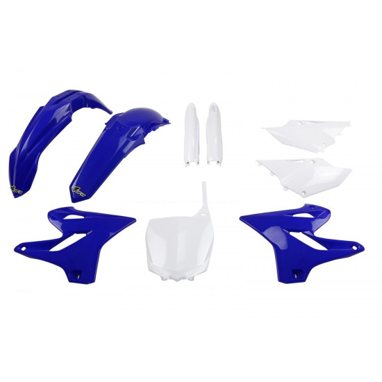 UFO PLASTIKINIS RINKINYS (PILNAS KOMPLEKTAS) SU TELESKOPINIAIS (AMORTIZATORIAIS) DANGTELIAIS YAMAHA YZ 125 '15-'21, YZ 2
