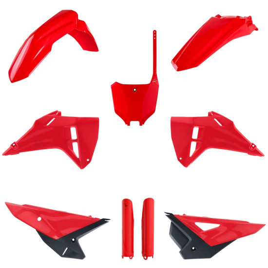 POLISPORT PLASTIC SET (FULL KIT) HONDA CRF 250R '25-'26 CRF 450R '25-'26 INCLUDES FRONT PLATE (8670700001) AND SHOCK ABS