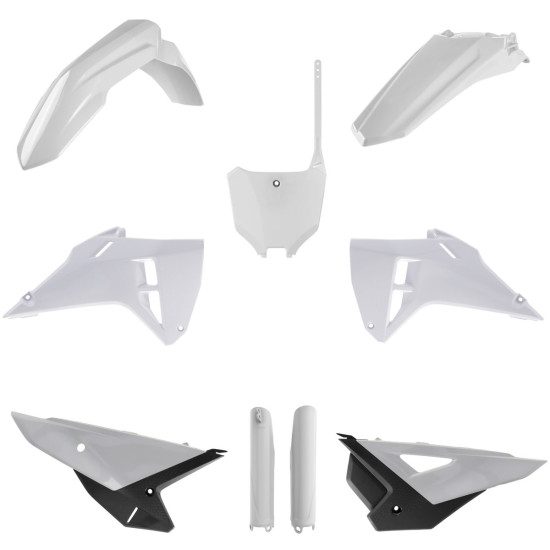 POLISPORT PLASTIKINIS RINKINYS (PILNAS RINKINYS) HONDA CRF 250R '25-'26 CRF 450R '25-'26 ĮSKAITANT PRIEKINĘ PLOKŠTELĘ (8