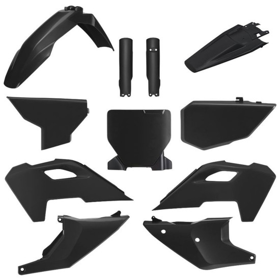 POLISPORT PLASTIC SET (FULL KIT) HUSQVARNA TC / FC '23-'24 INCLUDES FRONT PLATE (8671700002) AND SHOCK ABSORBER COVERS (