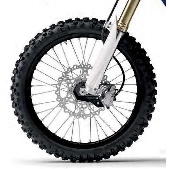 POLISPORT SALE FRONT SHOCK ABSORBER LOWER PROTECTION (WITH MOUNTING KIT) KAWASAKI KXF 250 / 450 '13-'19 BLACK