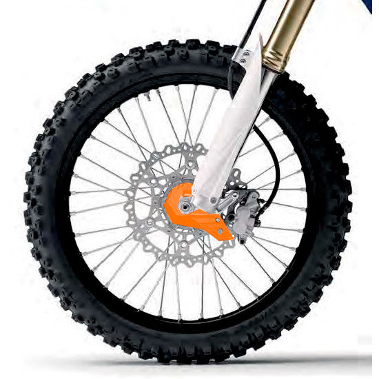 POLISPORT AKCINIS PRIEKINIS APATINIS AMORTIZATORIAUS DANGTELIS (SU Tvirtinimo komplektu) KTM SX / SX-F / XS / XC-F / EXC