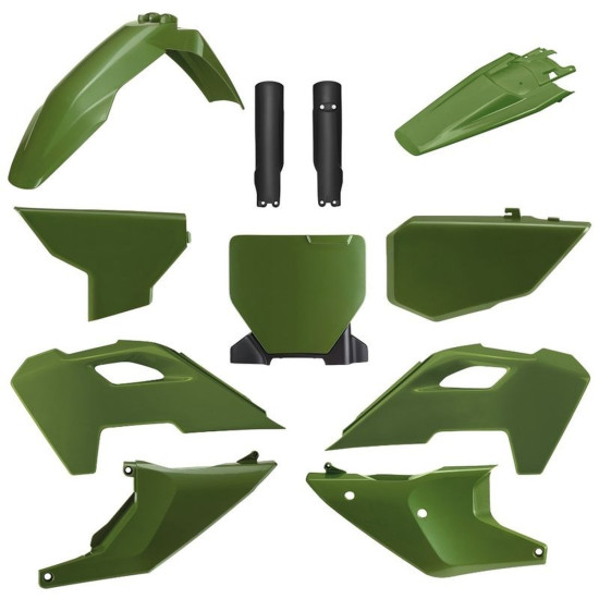 POLISPORT PLASTIKINIS RINKINYS (PILNAS RINKINYS) HUSQVARNA TC / FC '23-'24 ĮSKAITANT PRIEKINĘ PLOKŠTELĘ (8671700004) IR 