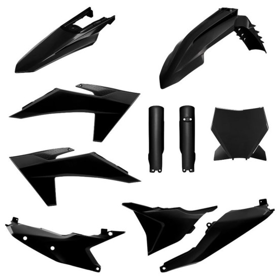 POLISPORT PLASTIKINIS RINKINYS (PILNAS RINKINYS) KTM SX / SX-F / XC / XC-F '23-'24 ĮSKAITANT PRIEKINĘ PLOKŠTELĘ (8672000