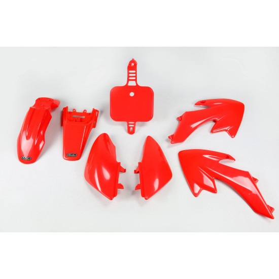 UFO PLASTIKINIS KOMPLEKTAS HONDA CRF 50 '04-'25 RAUDONAS