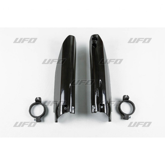 UFO FRONT TELESCOPIC SHOCK ABSORBER COVERS SUZUKI RM 125 '99-'03 BLACK