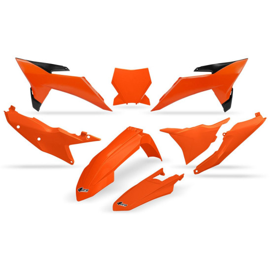 UFO PLASTIKINIS RINKINYS KTM SX 125 / 150 / 250 / 300 '25-'26, SXF (SX-F) 250 / 350 / 450 '25-'26 OEM SPALVA (ORANŽINĖ)