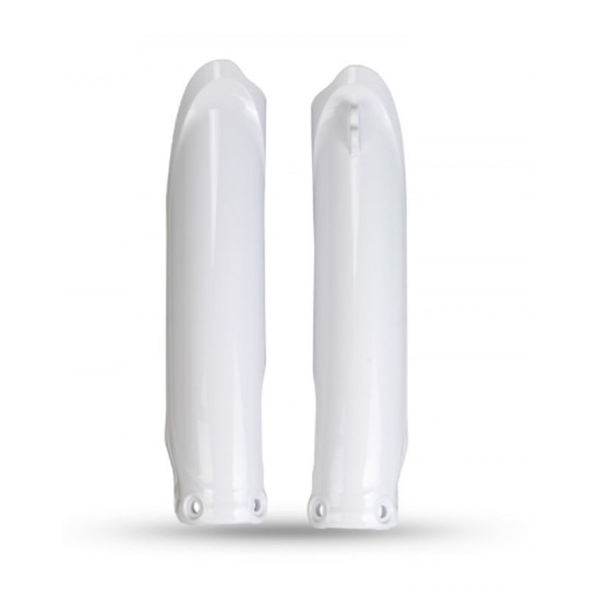UFO FRONT SHOCK ABSORBER COVERS YAMAHA YZF 450 '23-'26, YZF 250 '24-'25, WR 250F '25, WR 450 F '24-'25, WHITE