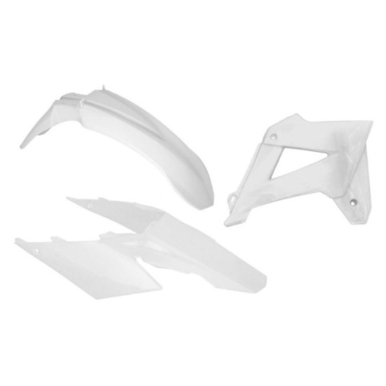 RACETECH (RTECH) PLASTIKO RINKINYS DUJOS MC 85 '25 SPALVA BALTA