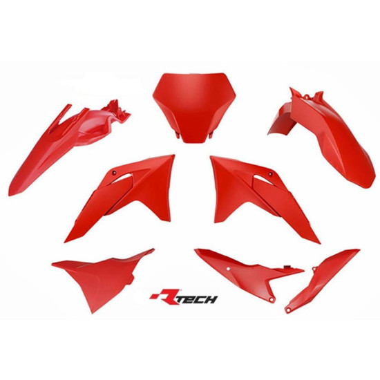 RACETECH (RTECH) PLASTIC SET GAS GAS MC 65 '24-'25 OEM COLOR RED