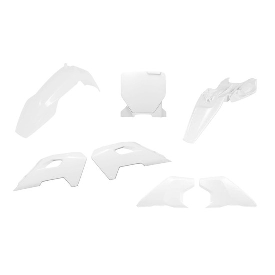 RACETECH (RTECH) PLASTIKO RINKINYS HUSQVARNA TC 65 '24-'25 SPALVA BALTA