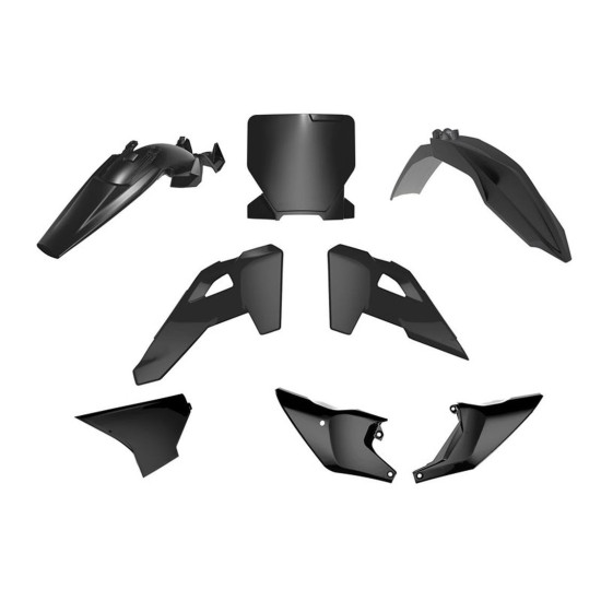 RACETECH (RTECH) PLASTIC SET HUSQVARNA TC 85 '25 BLACK