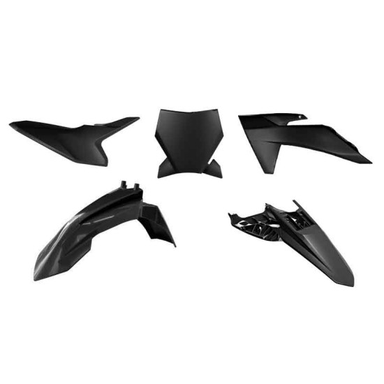 RACETECH (RTECH) PLASTIC SET KTM SX 50 '24-'25 BLACK