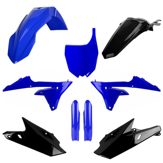 POLISPORT PLASTIC SET (FULL KIT) YAMAHA YZ 250F '14-'18 YZ 450F '14-'17 INCLUDES FRONT PLATE (8678400003) AND SHOCK ABSO