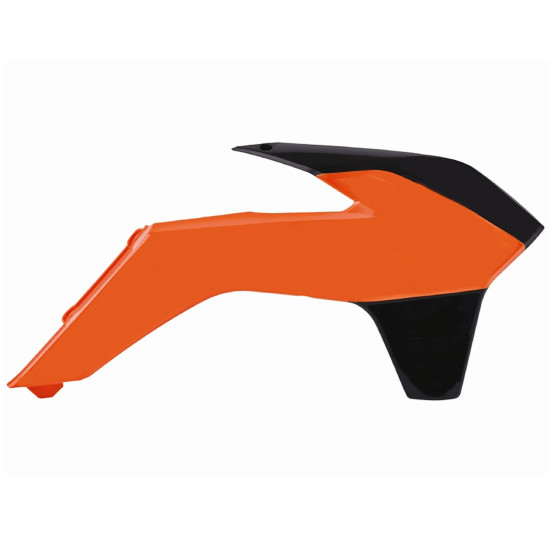 POLISPORT RADIATORIAUS APSAUGOS (KOMPLEKTAS) KTM SX / SXF '13-'15 EXC / EXCF '14-'16 ORANŽINĖS / JUODOS