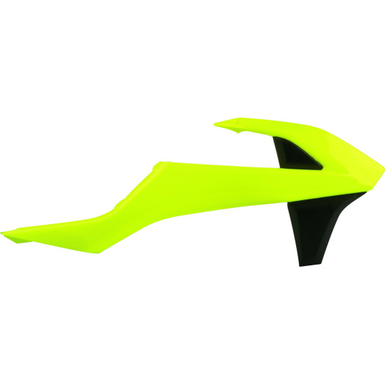 POLISPORT RADIATORIAUS APSAUGOS (KOMPLEKTAS) KTM SX / SXF `16-18 EXC `17-19 SPALVA FLUO GELTONA