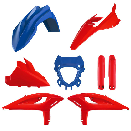 POLISPORT PLASTIKINIS RINKINYS (PILNAS RINKINYS) BETA RR 2T / 4T RACING '25-'26 RR 2T / 4T X-PRO '25-'26 ĮSKAITANT ŽIBIN