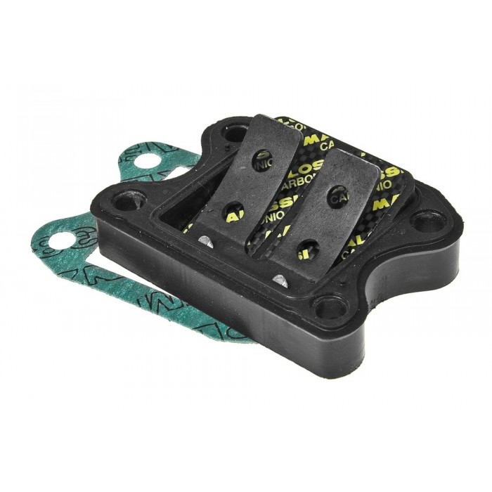 Malossi VL9 Carbon reed valves with housing Peugeot Vertical