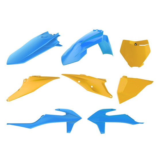 POLISPORT SALE PLASTIC SET (FULL KIT) KTM SX / SX-F / XC-F '19-'20 INCLUDES FRONT PLATE COLOR PENTON EDITION II