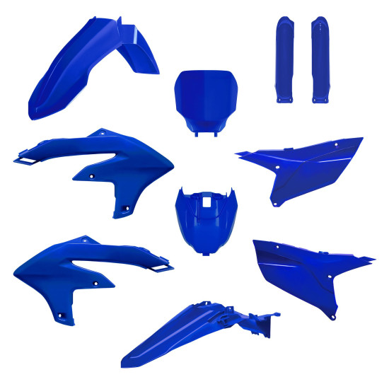 POLISPORT PLASTIC SET (FULL KIT) YAMAHA YZ 250F '24-'25 YZ 450F '23-'25 INCLUDES FRONT PLATE (8680900001) AND SHOCK ABSO