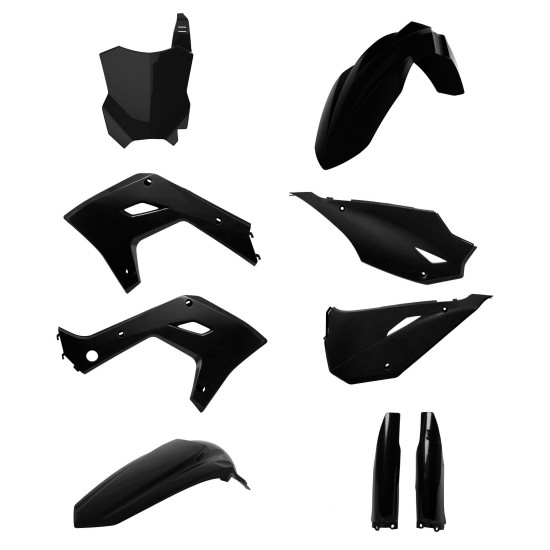 POLISPORT PLASTIC SET (FULL KIT) KAWASAKI KX 125 '03-'08 KX 250 '03-'08 (RESTYLING FOR MODEL 2026) INCLUDES FRONT PLATE 