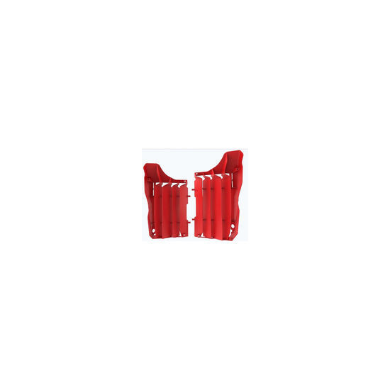 POLISPORT RADIATOR GUARDS (GRILLES - SET) HONDA CRF 250R '18-'19 RED