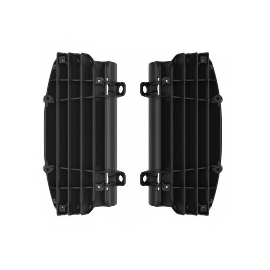 POLISPORT RADIATOR GUARDS (GRILLE SET) KTM EXC / EXCF / SX / SXF '17-'22 HUSQVARNA TE / FE / TC / FC '17-'22 BLACK