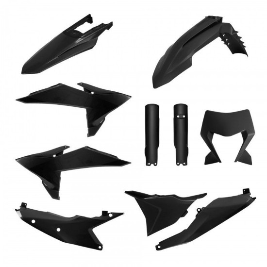 POLISPORT PLASTIKINIS RINKINYS (PILNAS RINKINYS) KTM EXC / EXC-F / XC-W / XC-WF TBI '26 SU ŽIBINTŲ DANGTELIU (8681300003