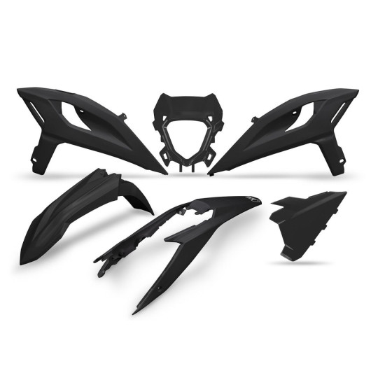UFO 2025 / 11 PLASTIC SET BETA RR 2T / 4T 250 / 300 / 350 / 400 / 450 '25-'26 BLACK