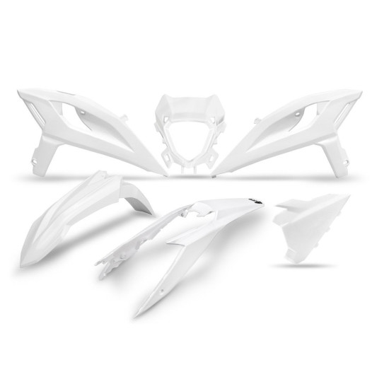 UFO 2025 / 11 PLASTIC SET BETA RR 2T / 4T 250 / 300 / 350 / 400 / 450 '25-'26 COLOR WHITE