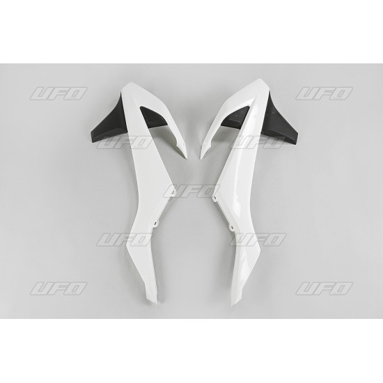 UFO RADIATORIAUS APSAUGOS KTM SX/SXF '16-'18 (IŠSKYRUS SX 250 '16), EXC/EXCF TPI '17-'19, ORIGINALI SPALVA (BALTA/JUODA)