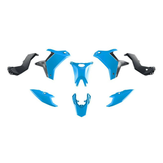 RACETECH (RTECH) 2025/12 PLASTICS SET (WITHOUT FRONT FENDER) T7 YAMAHA TENERE 700 '25-'26 COLOR LIGHT BLUE / BLACK
