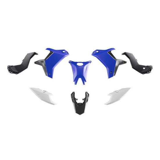 RACETECH (RTECH) 2025/12 PLASTIC SET (WITHOUT FRONT FENDER) T7 YAMAHA TENERE 700 '25-'26 COLOR BLACK / BLUE / WHITE