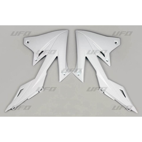 UFO RADIATOR GUARDS SUZUKI RMZ 250 '19-'26, RMZ 450 '18-'26, WHITE