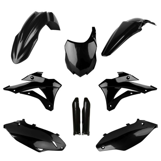 POLISPORT PLASTIKINIS RINKINYS (PILNAS RINKINYS) KAWASAKI KX 250F '13-'16 SU PRIEKINE PLOKŠTELE (8659200003) IR AMORTIZA