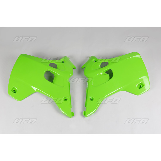 UFO RADIATOR GUARDS KAWASAKI KX 125 / 250 '92-'93 COLOR GREEN