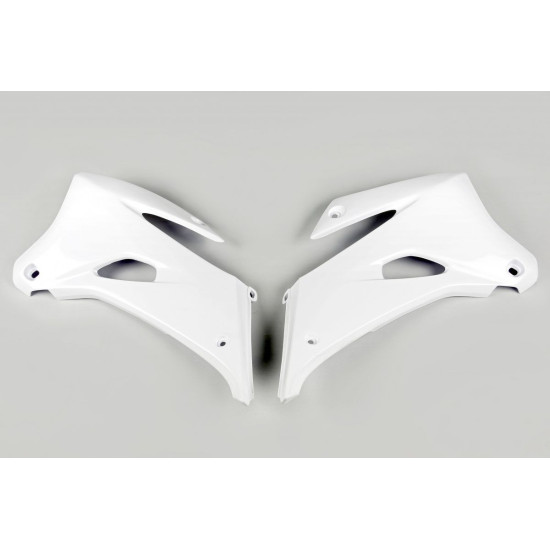 UFO RADIATOR GUARDS YAMAHA WRF 250 '07-'14, WRF 450 '07-'11 WHITE