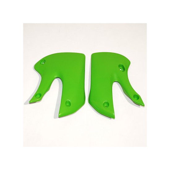 UFO RADIATOR GUARD KAWASAKI KX 65 '01-'26, GREEN