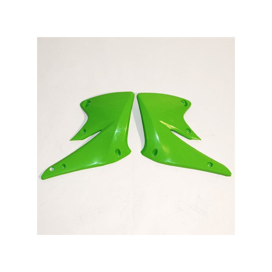 UFO RADIATOR GUARDS KAWASAKI KXF 250 '04-'05 GREEN