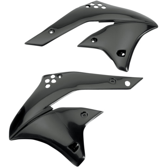 UFO RADIATOR GUARDS KAWASAKI KXF 250 '06-'08, BLACK