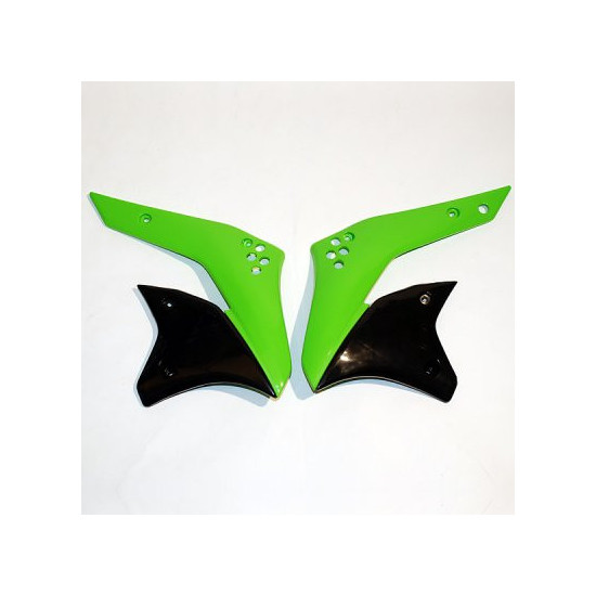UFO RADIATORIAUS APSAUGOS KAWASAKI KXF 250 '06-'08, ŽALIOS/JUODOS
