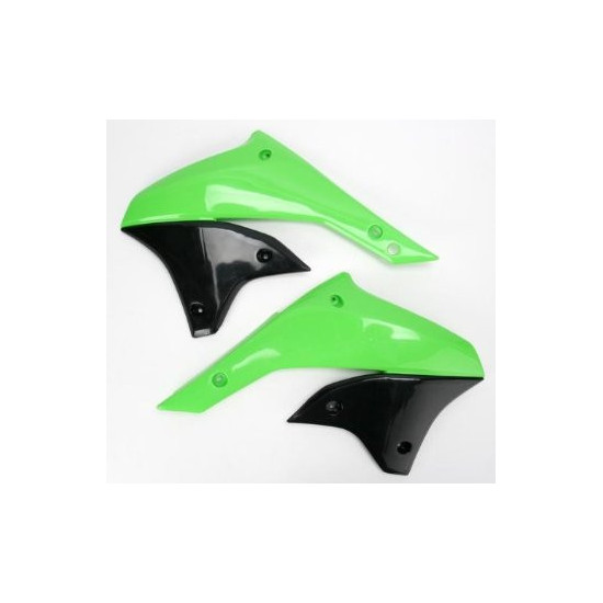 UFO RADIATORIAUS APSAUGOS KAWASAKI KLX 450R '07-'25 ŽALIOS