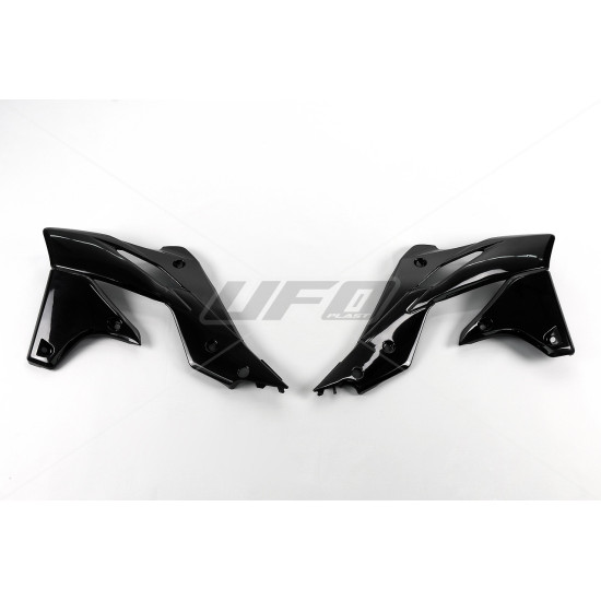 UFO RADIATOR GUARDS KAWASAKI KXF 250 '13-'16 BLACK