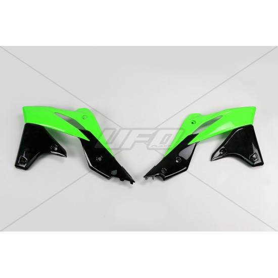 UFO RADIATORIAUS APSAUGOS KAWASAKI KXF 250 '13-'16 OEM SPALVA (ŽALIA/JUODA)