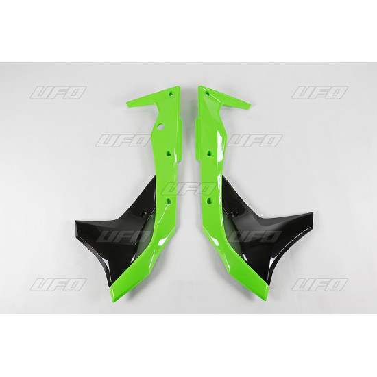 UFO RADIATORIAUS APSAUGOS KAWASAKI KXF 250 '17-'20 OEM SPALVA (ŽALIA/JUODA)