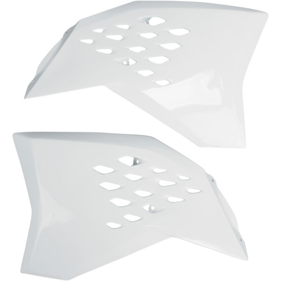 UFO RADIATOR GUARDS KTM SX-SXF-EXC '09-'10 COLOR WHITE KTM KT03095047 - WITHDRAWN FROM OFFER - SALE